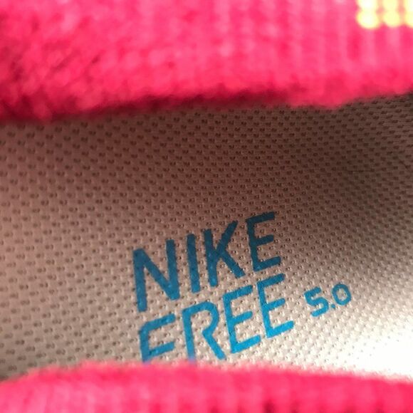 Nike Flyknit Free 5.0 Magenta Orange White Yellow - Picture 7 of 8